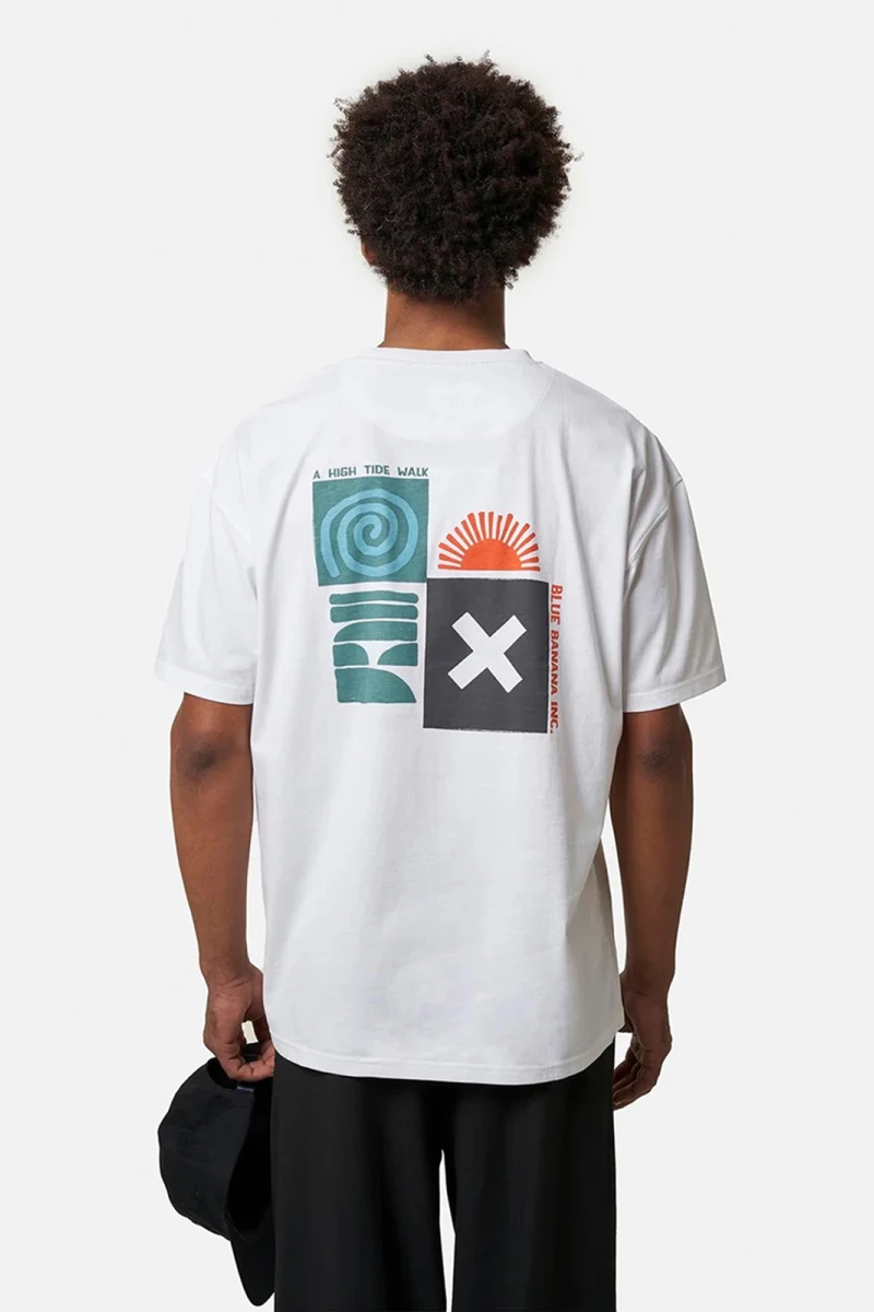 Camiseta Blue Banana Dawn White