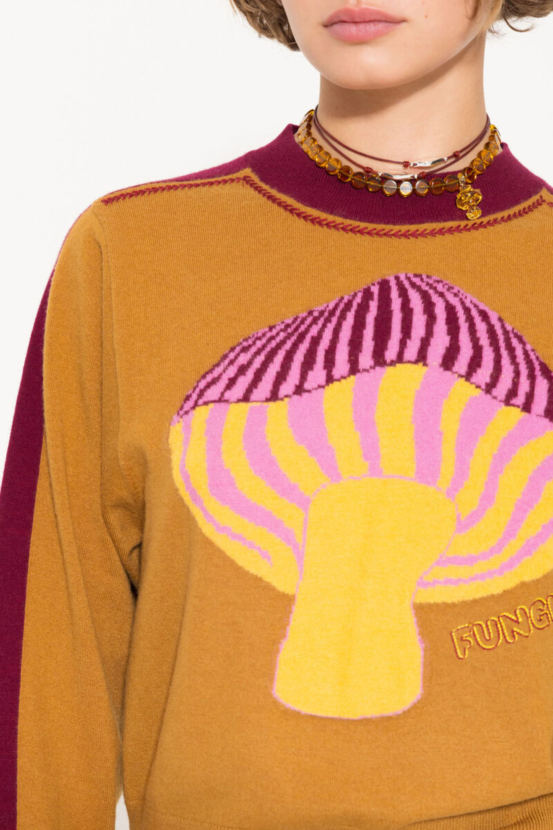 SWEATER FANTASTIC Camel