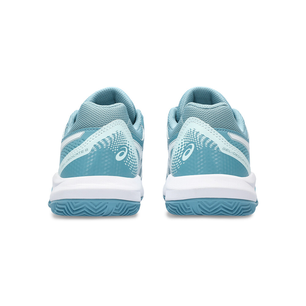 GEL-Dedicate 8 Clay - Mujer Gris Blue/white