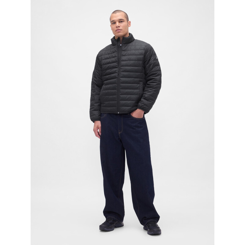 V-FRCH LOGO LTWT PUFFER JKT BLACK 1