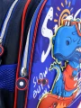 MOCHILA CARRITO DINO AZUL