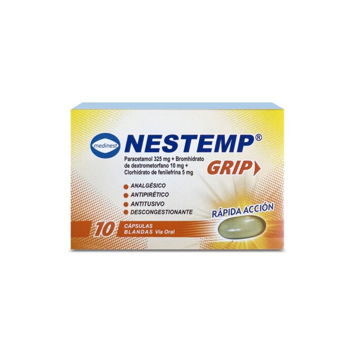 NESTEMP GRIP CJ X 10 CAPS. BLANDAS única