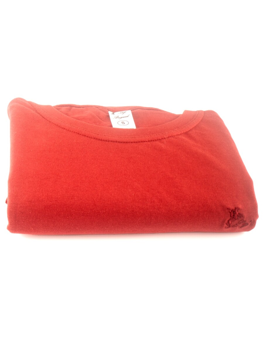 Remera tipo Hering - Bordo 