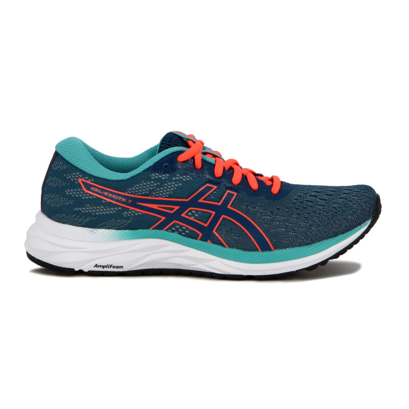 Asics Gel-excite 7 - Azul Magnetico/rojo Amanecer Azul-rojo