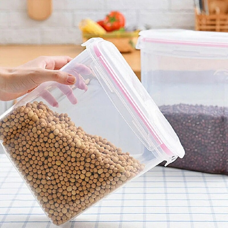 Contenedor plástico 4L con vertidor para cocina Contenedor plástico 4L con vertidor para cocina