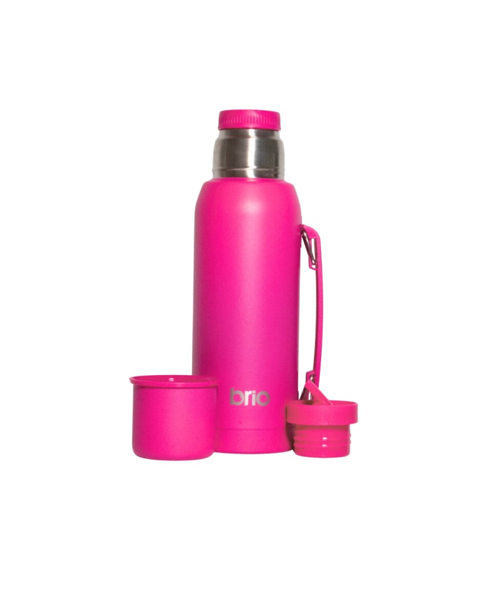 Termo 1 Litro Acero Inox brio Con Pico Cebador - Frambuesa 