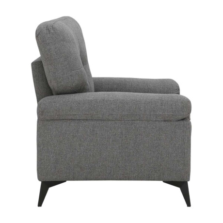 BUTACA Tela y Madera Natural Living Lamona Gris Oscuro