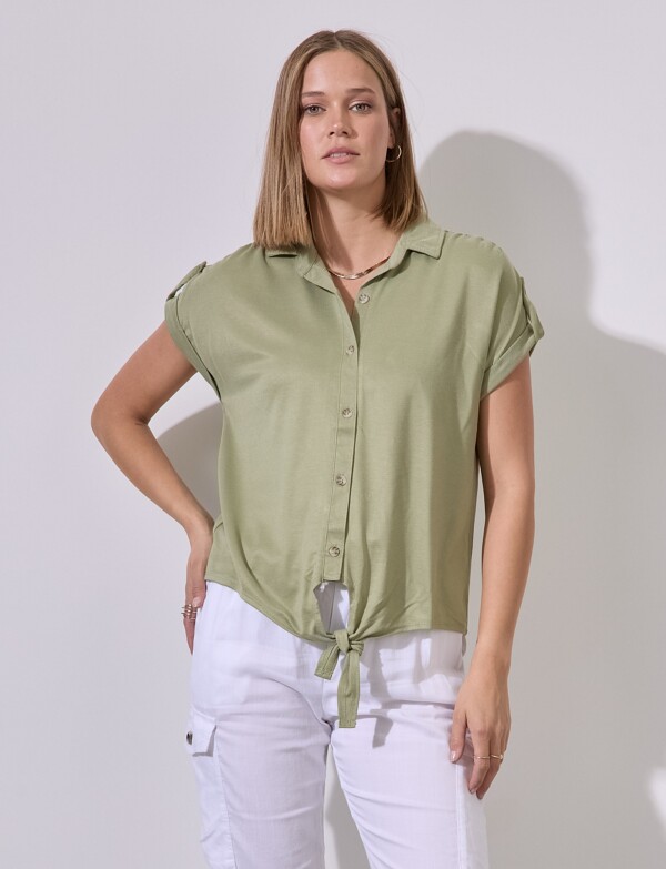 Blusa Botones VERDE