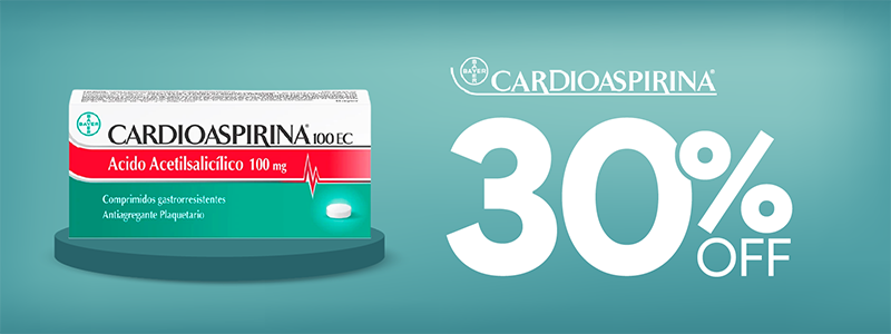 Cardioaspirina 30% off.