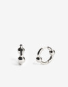 Aros Argollas Metal Aros Argollas Metal - Plateado Rodio