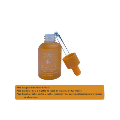 SAS Serum facial humectante e hidratante vitamina C 30ml Sas Serum Facial Humectante E Hidratante Vitamina C 30ml