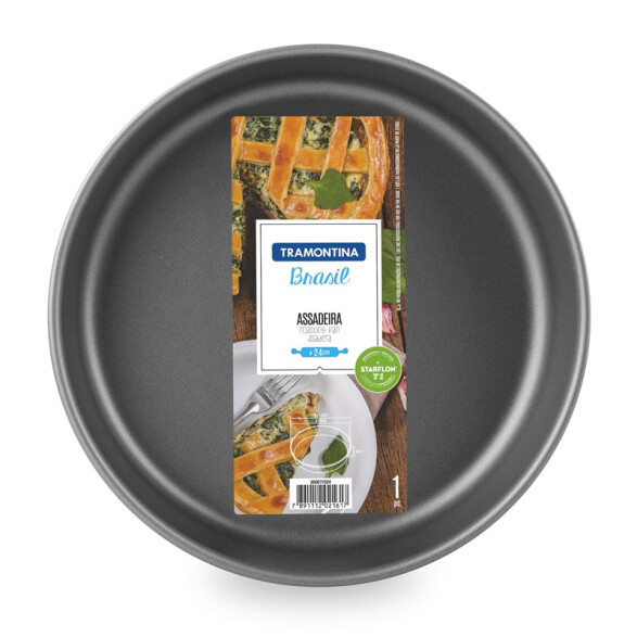 Asadera redonda modelo BRASIL, 24cm. -TRAMONTINA TR5264