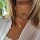Amatista Choker Rosa Bronce
