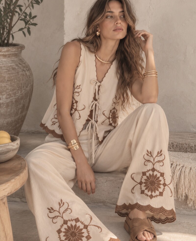 Conjunto Kat beige