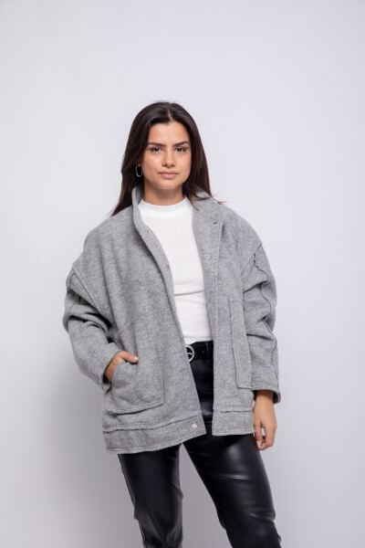 BOMBER GERONA Gris Melange