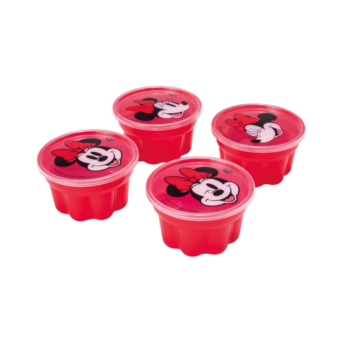 Set X4 Moldes de Gelatina Minnie 17448 - ROJO 