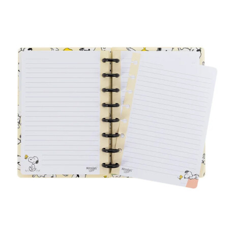 Cuaderno Mooving A5 c/ Discos Snoopy