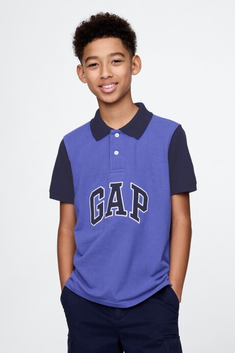 Remera Polo Niño Dazzling Blue 183949Tc