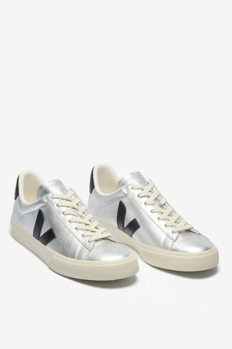 ZAPATILLA CAMPO LEATHER Plata
