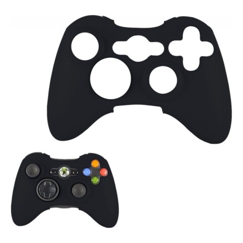 Protector Funda Silicona Control Joystick Xbox 360 Calidad Color Variante Negro