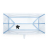 Baño Plegable Flexi Bath XL Transparente / Celeste Stokke Baño Plegable Flexi Bath XL Transparente / Celeste Stokke