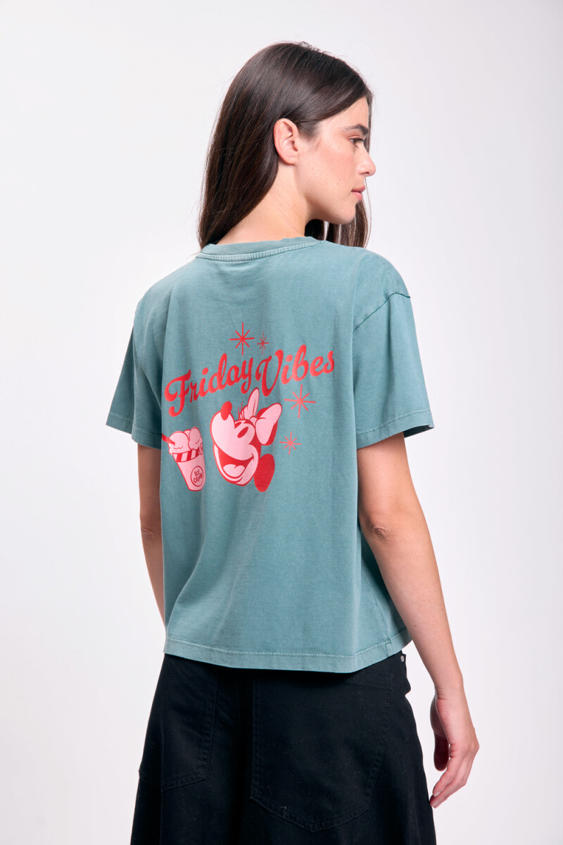 Remera estampa Verde