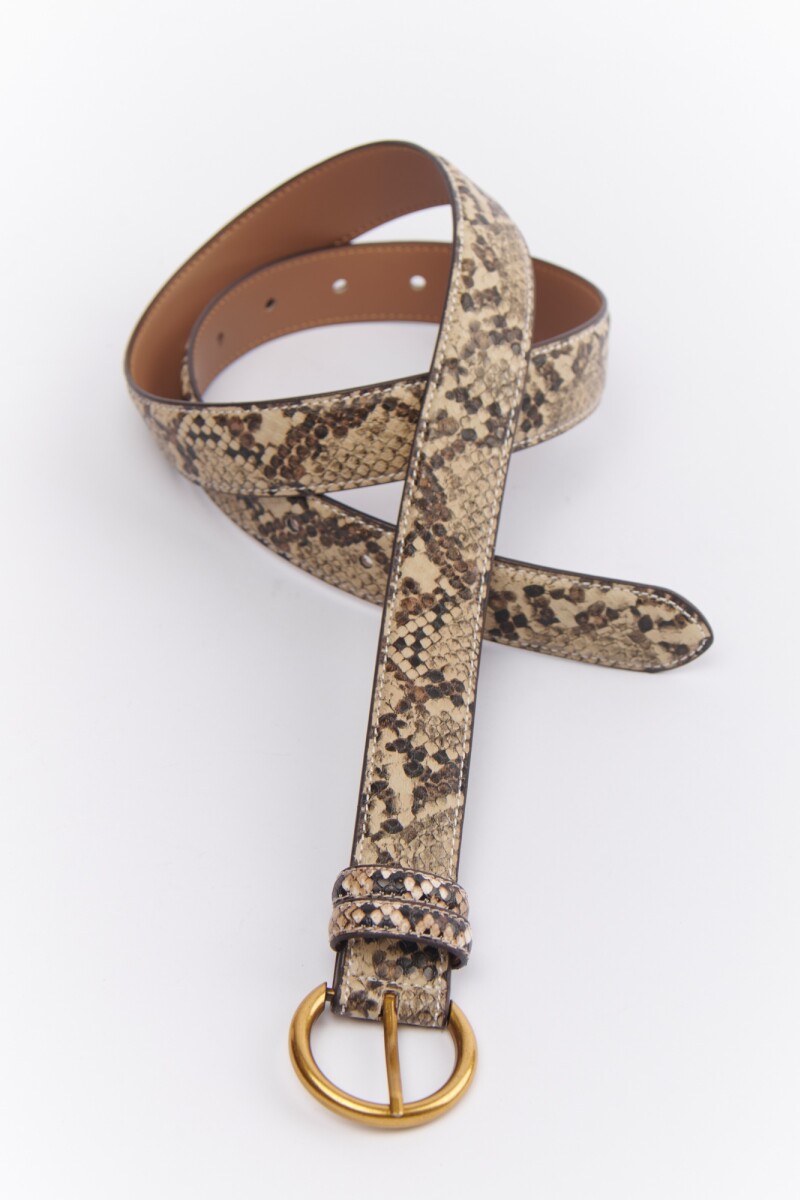 CINTO SNAKE BEIGE