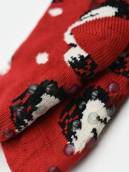 MEDIA SHERPA UNICORNIO ROJO OSCURO