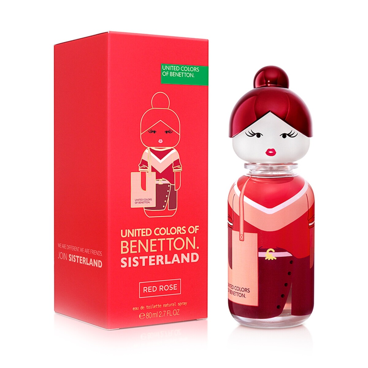 Perfume Benetton Sisterland Red Rose EDT 80ml 