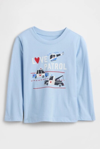 Remera Gràfico Toddler Niño Light Blue Shadow