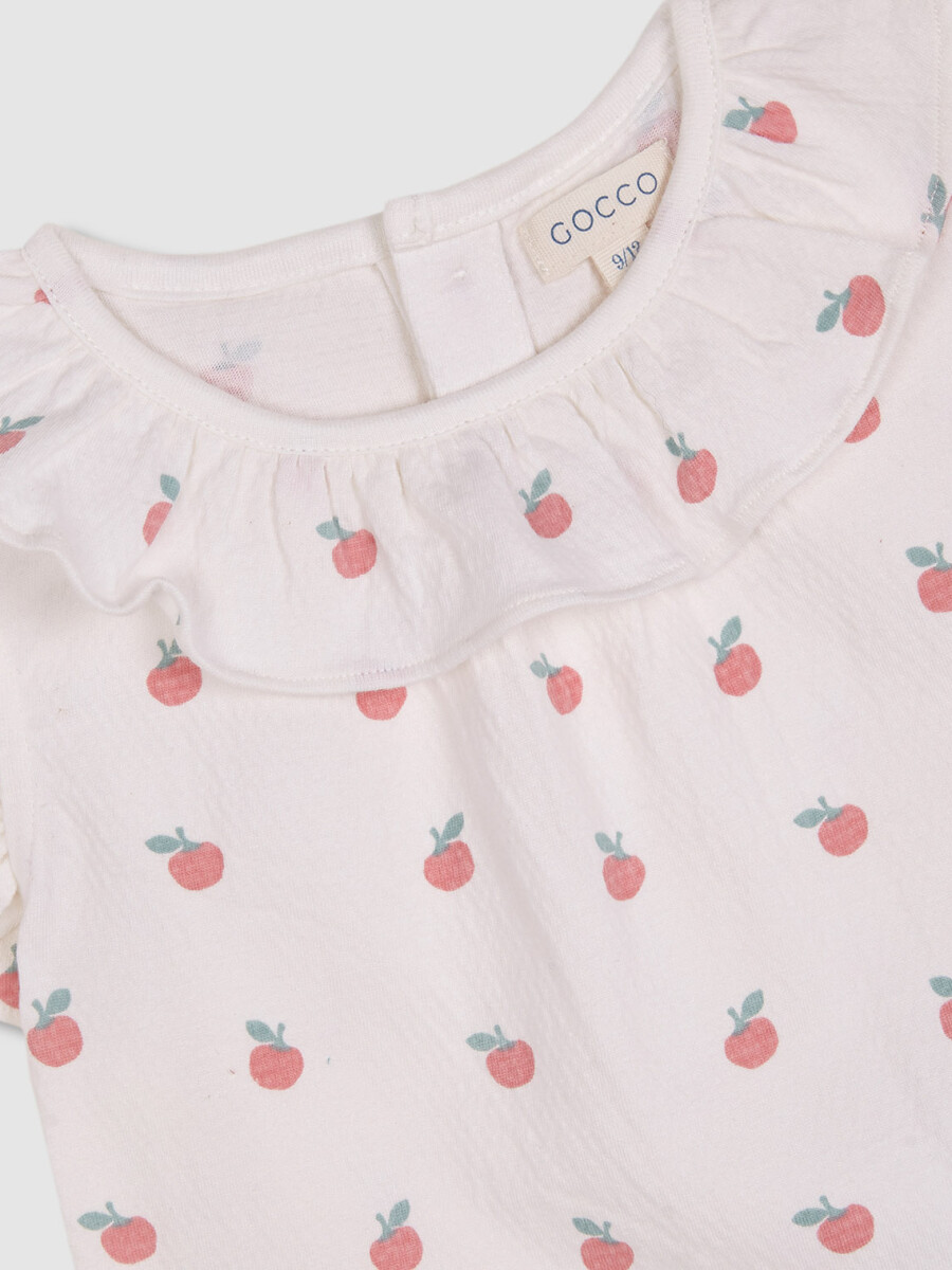 Camiseta Estampado Blanco