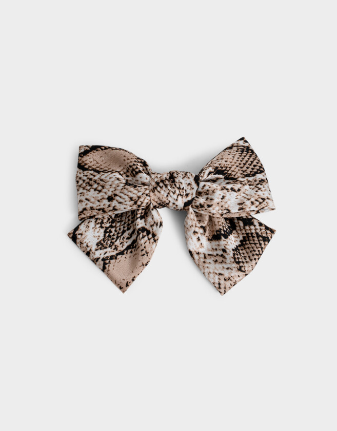 Hebillas Francesas Animal Print Hebilla Francesa Con Moño - Estampado Animal Print