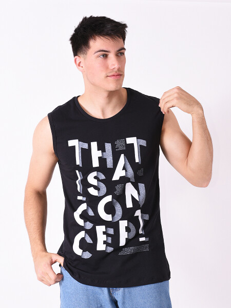 MUSCULOSA LEO NEGRO