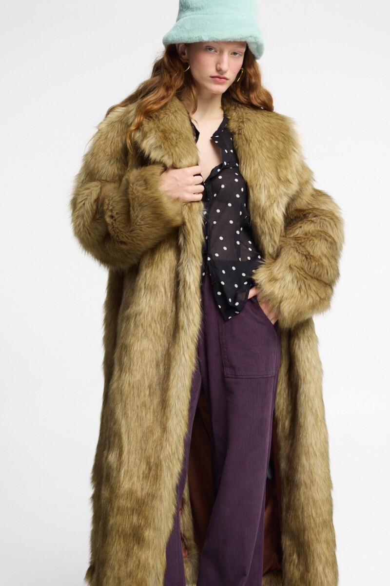 TAPADO ANNICE FUR Marron