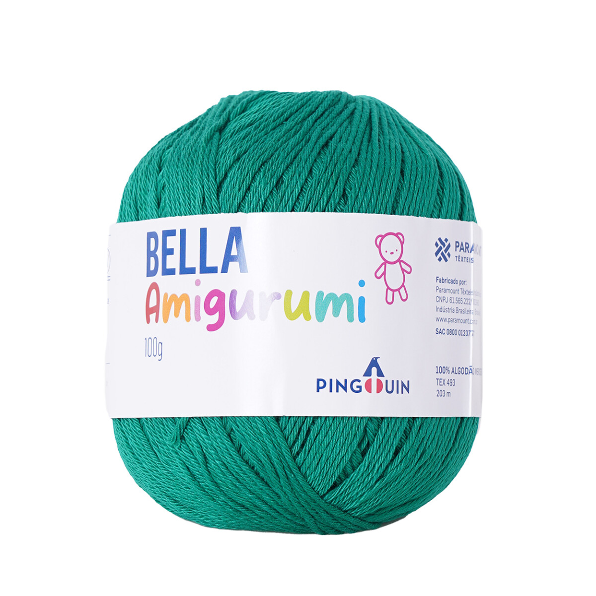 bella amigurumi - verde bandeira rede 