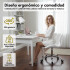 Silla Oficina Imback Escritorio Ergonomica Cuero Sintético IMBACK Color Blanco Silla Oficina Imback Escritorio Ergonomica Cuero Sintético IMBACK Color Blanco