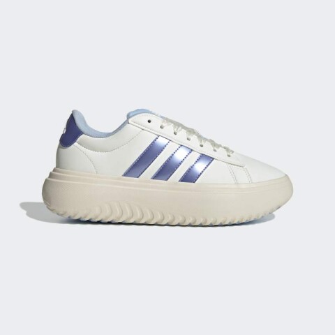Championes Adidas Grand Court Platform Blanco
