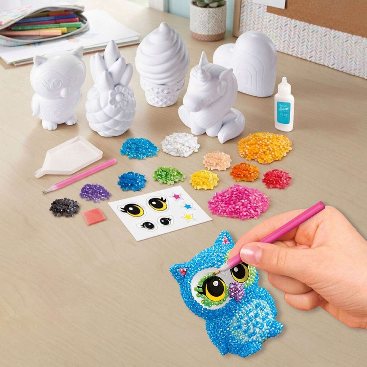 Kit De Animales Con Brillo 3D - My Look Lexibook 