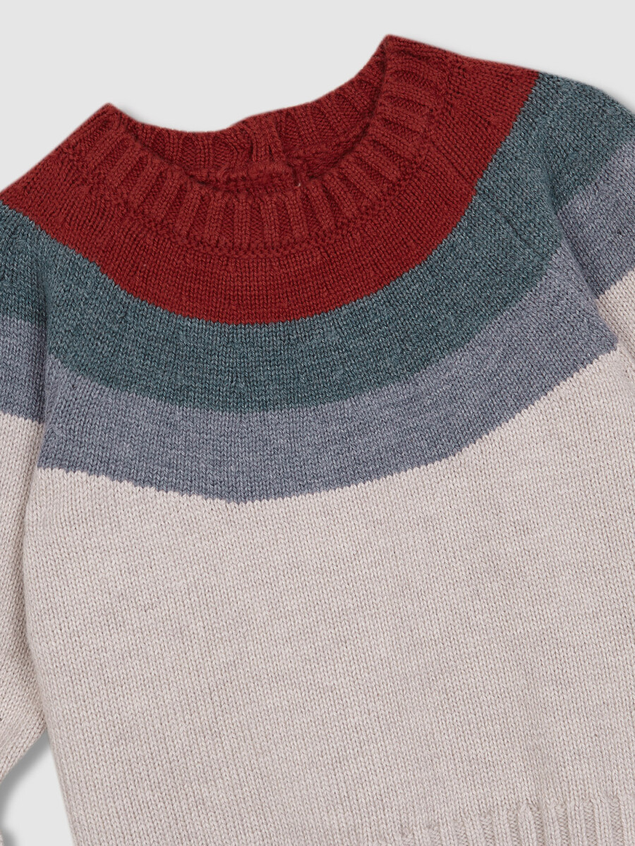 Jersey Greca Piedra Melange