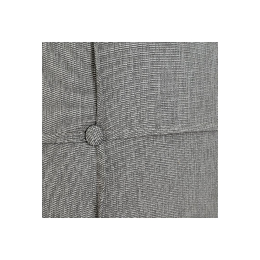 Respaldo Queen Madera y Tela - London 160 Gris