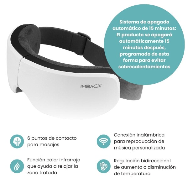 Mascara Masajeador De Ojos Localizado Plegable Portatil Mascara Masajeador De Ojos Localizado Plegable Portatil