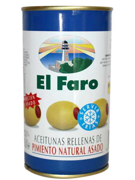 Aceitunas rellenas de pimiento El Faro Aceitunas rellenas de pimiento El Faro