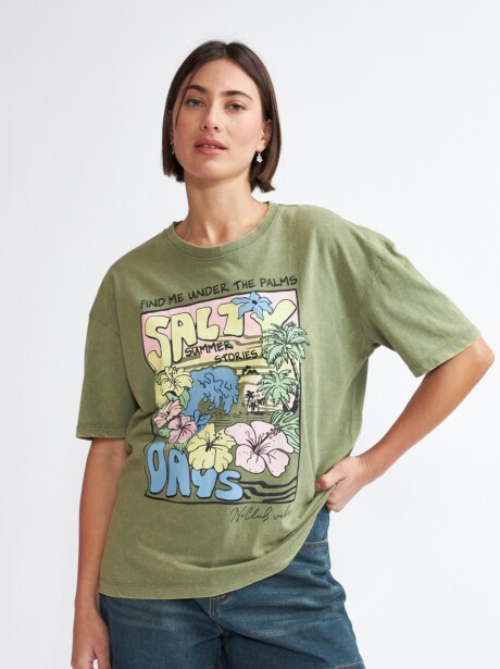 REMERA MENTA VERDE