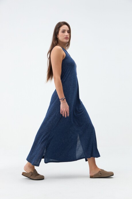 Vestido Rena Azul Claro