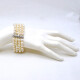 Pulsera Perlas De Cultivo De 4 Hilos Y Oro 18K Blanco Pulsera Perlas De Cultivo De 4 Hilos Y Oro 18K Blanco