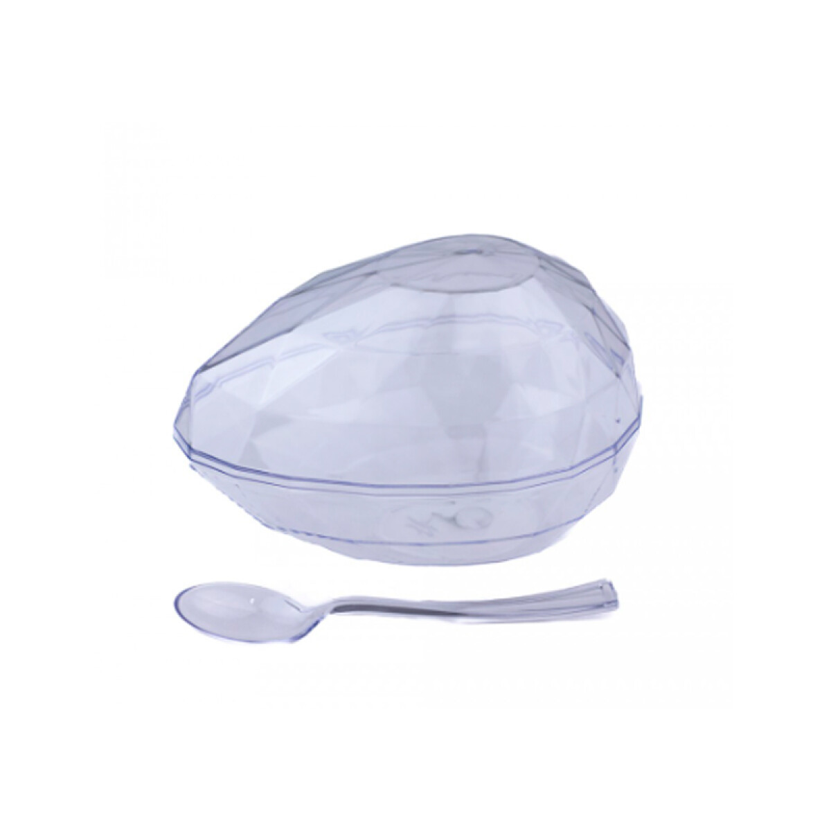 Huevo Diamante con cuchara x4 - Mediano 