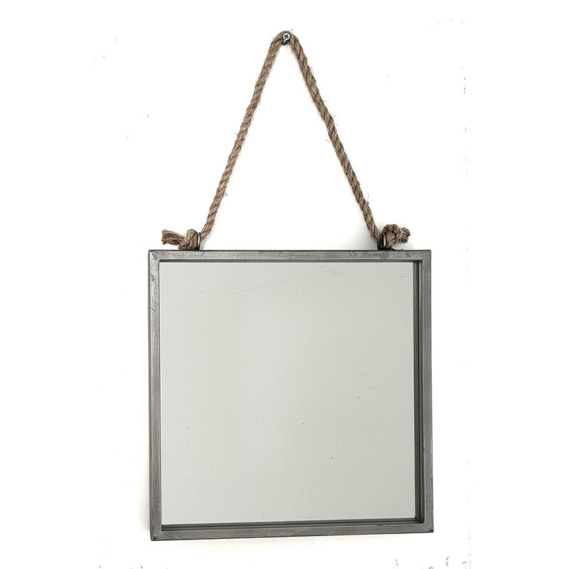 ESPEJO CUADRADO COLGANTE 30x30x3.5CM ESPEJO CUADRADO COLGANTE 30x30x3.5CM