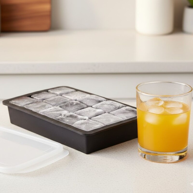 Cubetera de silicona para 15 hielos COLORES SURTIDOS