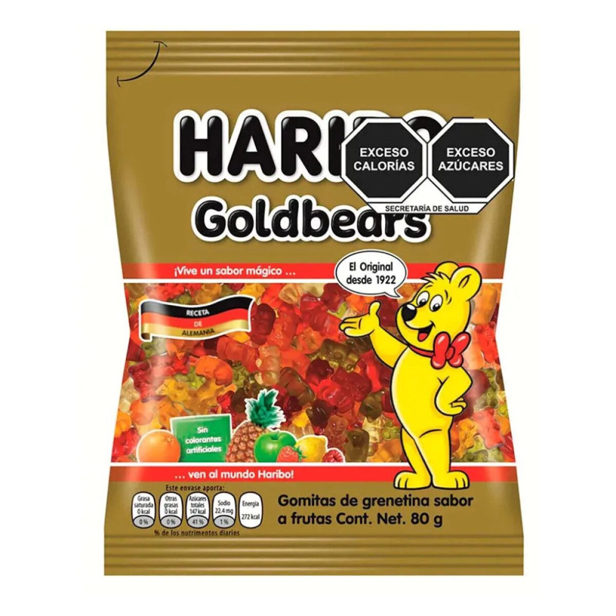 Gomitas Haribo Ositos de Oro 100g 