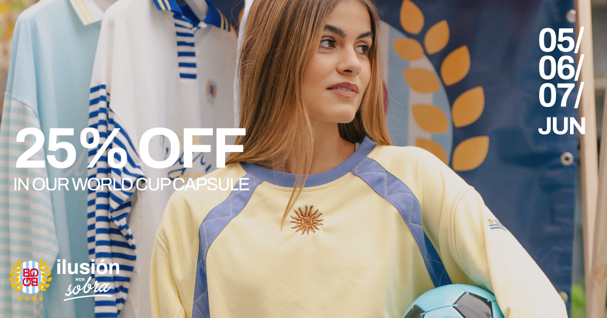 25% OFF WORLD CUP CAPSULE